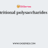 Structural polysaccharides include