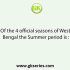 During winter season air blows over West Bengal from :