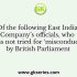 The act(s) governed the rural administration of West Bengal until 1957 is/are