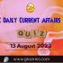 UPSC Daily Static Quiz: 13 August 2022