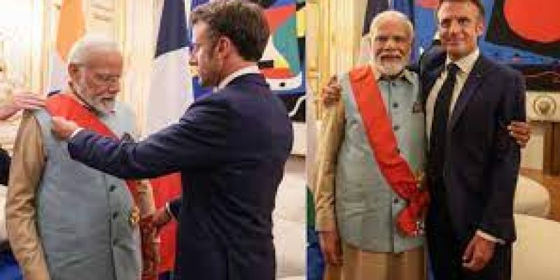 PM Modi receives France’s highest award Grand Cross of the Legion of Honour