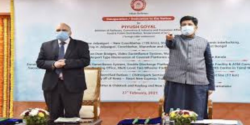 Piyush Goyal dedicates series of projects for rail infrastructure in WB
