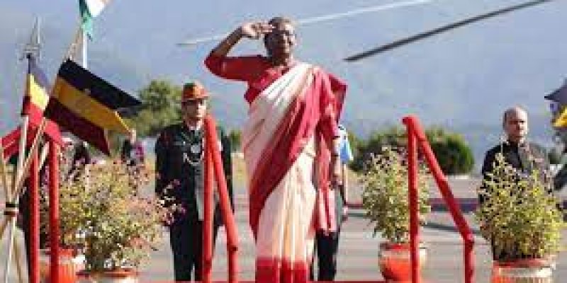 President Droupadi Murmu launched govt projects in Sikkim