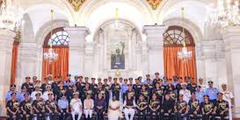President Murmu Confers 92 Distinguished Service Awards at Defence Investiture Ceremony 2025