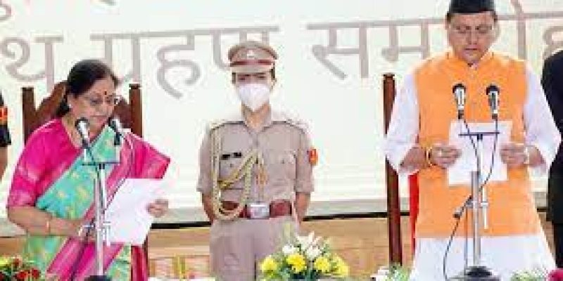 Pushkar Singh Dhami sworn in as new Uttarakhand CM