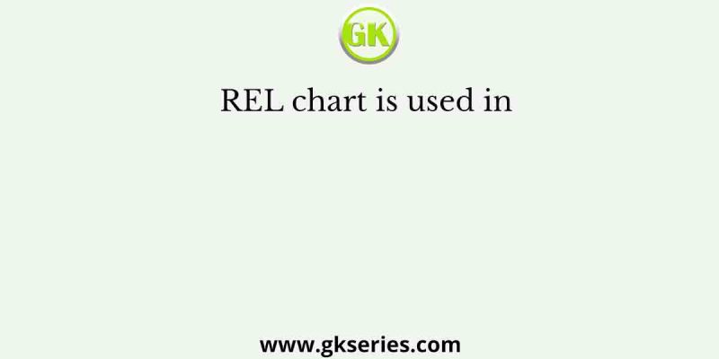 REL chart is used in