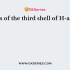 The maximum number of electron in a sub shell with ? = 3fs