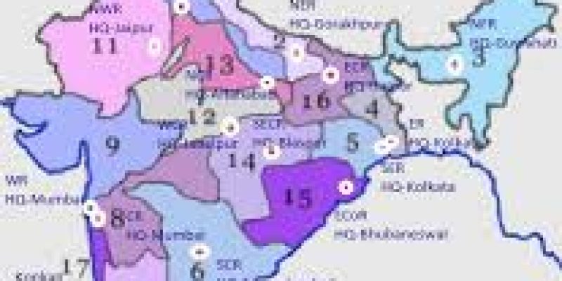 Railway Zones In India