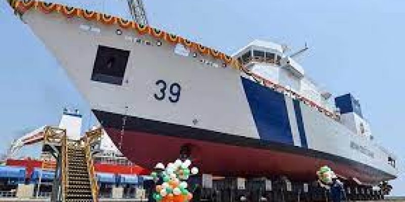 Rajnath Singh commissions Coast Guard patrol vessel Vigraha