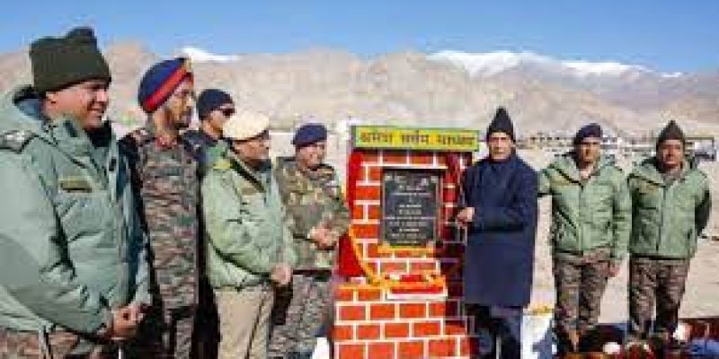Rajnath Singh virtually launches two helipads in Ladakh, unveils 75 infra projects