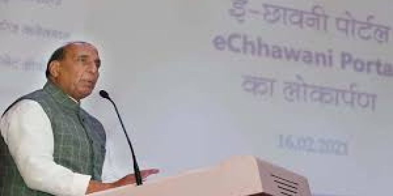 Raksha Mantri launched E-Chhawani portal & mobile app