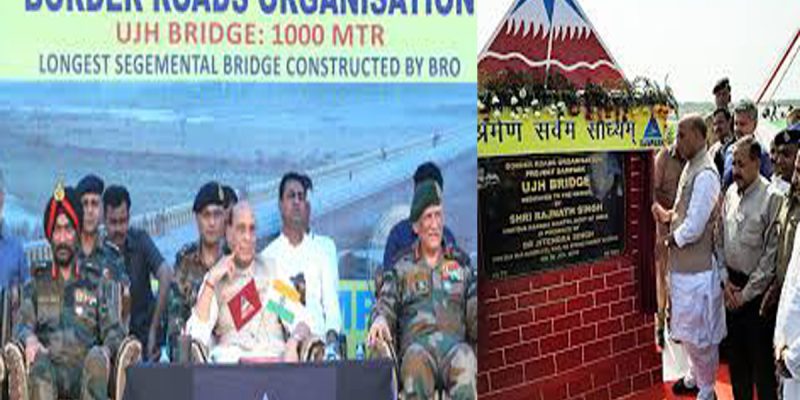 Raksha Mantri Inaugurates Ujh and Basantar Bridges in J&K