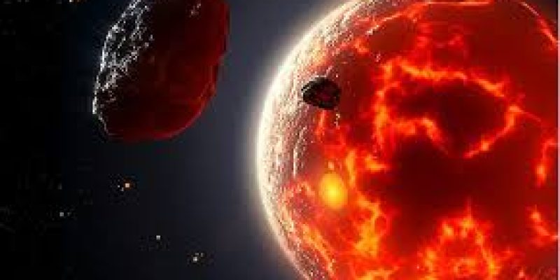 Rare encounter of celestial bodies