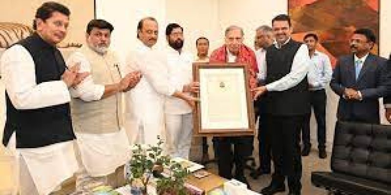 Ratan Tata conferred with Maharashtra govt.’s ‘Udyog Ratna’ award