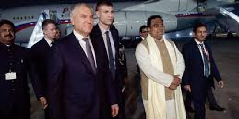 Russian Lawmaker Vyacheslav Volodin’s Official Visit to India