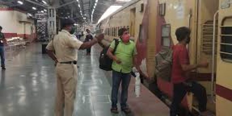SOP to facilitate movement of persons by train