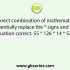 If ‘×’ stands for ‘+’, ‘+’ stands for ‘÷’, ‘–’ stands for ‘×’ and ‘÷’ stands for ‘–’, then find the value of the given equation.