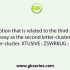 Select the option that is related to the third letter-cluster in the same way as the second letter-cluster is related to the first letter-cluster. FPD : UKI :: LWP : ?