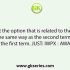 Select the option that is related to the third letter-cluster in the same way as the second letter-cluster is related to the first letter-cluster. GHJS : TMQY :: LKUC : ?