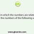 Select the set in which the numbers are related in the same way as the numbers of the following set. (12, 13, 76)