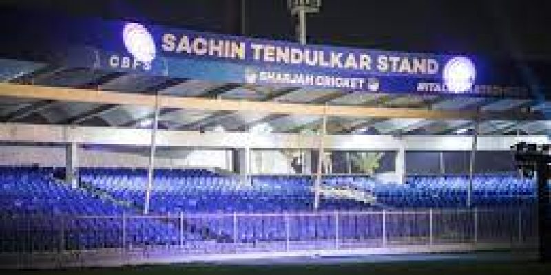 Sharjah stadium stand named after Sachin Tendulkar on his 50th birthday