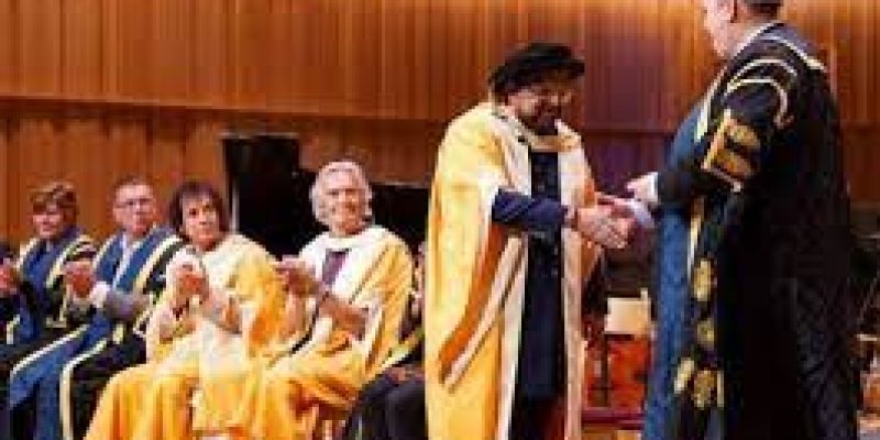 Singer-composer Shankar Mahadevan receives honorary doctorate in UK