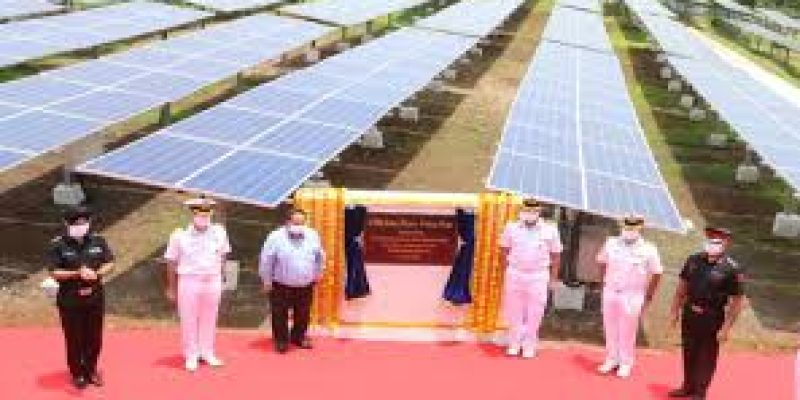 Two Mega Watt Solar Power Plant at Naval Station Karanja