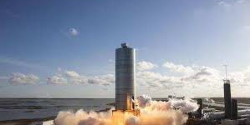 SpaceX launched SN5 starship rocket prototype hundreds of feet above Texas