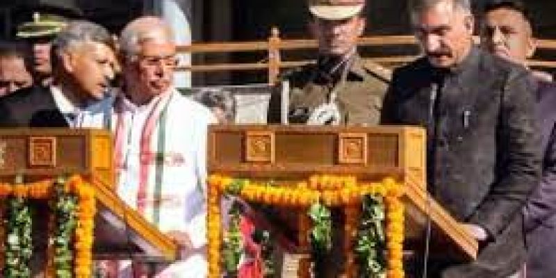 Sukhwinder Singh Sukhu sworn in as the new Chief Minister of Himachal Pradesh