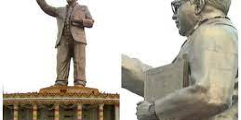 Telangana CM KCR unveiled 125-ft-tall Ambedkar statue in Hyderabad