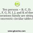 Twelve persons – B, D, F, H, J, L, N, Q, S, U, W, and Z are sitting in two parallel rows in such a way that row1 is north of row2 but not necessarily