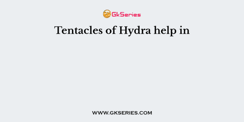 Tentacles of Hydra help in