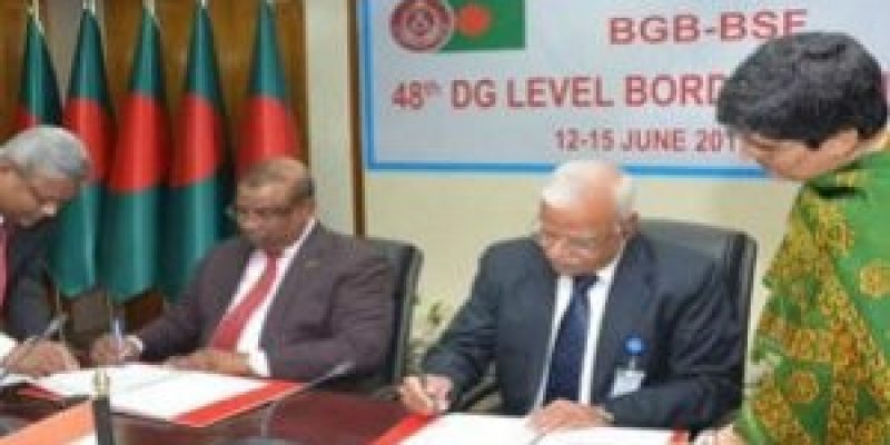 The 48th DG conference was held between India’s BSF and BGB was concluded in Dhaka, Bangladesh