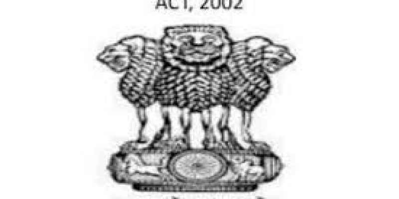 The Prevention of Money Laundering Act, 2002