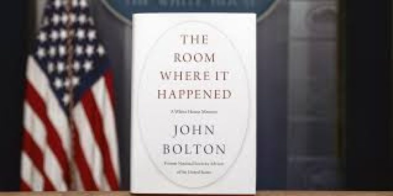Trump administration attempted to block book titled “The Room Where It Happened”