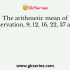 Which of the following is positional average?