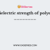 The capacitance range of polyethylene sulfide is ____________