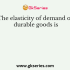 Which one is the assumption of law of demand?