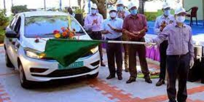 The first major port in the country to deploy e-cars