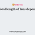 A parallel beam of light is incident on a converging lens parallel to its principal axis. As we move away from the lens on the other side on its principal axis the intensity of light