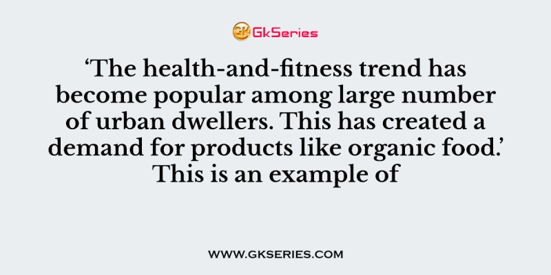 The health-and-fitness trend has become popular among large number of urban dwellers