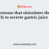 Release of pancreatic juice is stimulated by