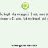Ratio of length of a rectangle is 3:2. If the length of the rectangle is 5m more than the breadth, find the perimeter of the rectangle