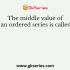 The mode or model value of the distribution is that value of the variate for which frequency is