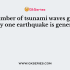 Major tsunamis are produced by earthquakes with hypocenters less than
