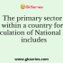 Which of the following is included in the National Income of a country?