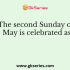 Which day is observed on the third Friday in May?