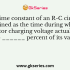 A capacitance of 100 fiF is connected in series with a resistance of 8000 £2. The time constant of the circuit is