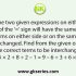 Select the correct equation after interchanging the operators ‘–’ and ‘×’ and the numbers ‘4’ and ‘3’.