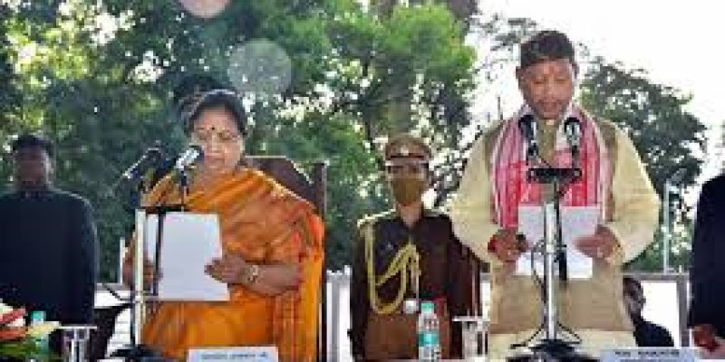 Tirath Singh Rawat sworn-in as new Uttarakhand CM